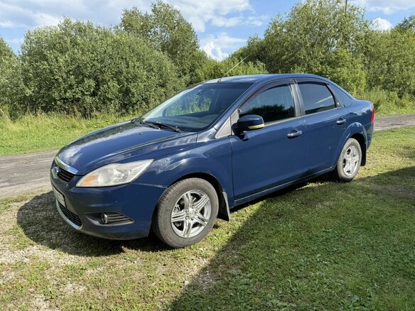 2008 Ford Focus II Рестайлинг, синий, 475000 рублей
