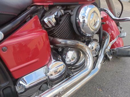 2000 Yamaha XVS400 Drag Star, красный, 490000 рублей, вид 2