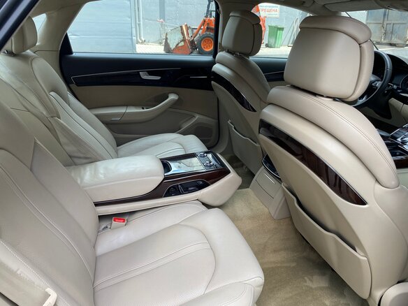 2014 Audi A8 Long III (D4) Рестайлинг, чёрный - вид 25