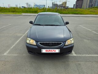 2006 Hyundai Accent ТагАЗ II, чёрный, 180000 рублей, вид 1