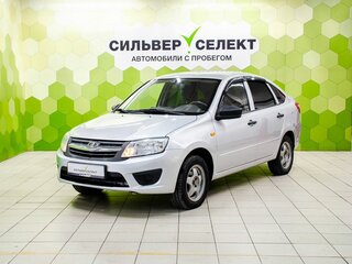2015 Lada (ВАЗ) Granta I, серебристый, 479000 рублей, вид 1