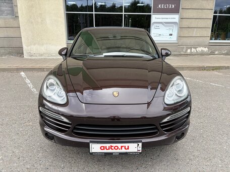 2014 Porsche Cayenne II (958), коричневый, 2080000 рублей, вид 3