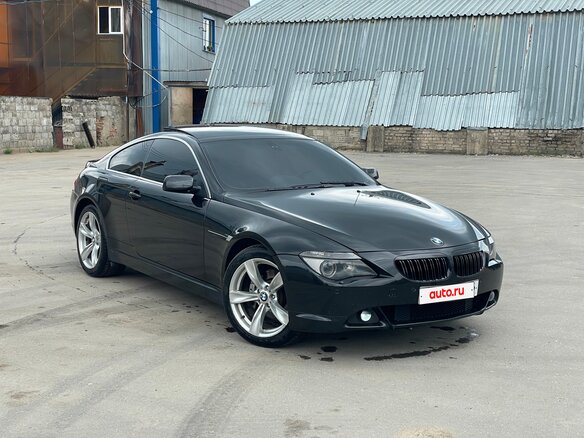 2004 BMW 6 серии 645i II (E63/E64), чёрный, 750000 рублей - вид 3