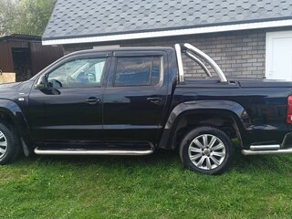 2013 Volkswagen Amarok Double Cab full-time I, чёрный, 1850000 рублей, вид 4