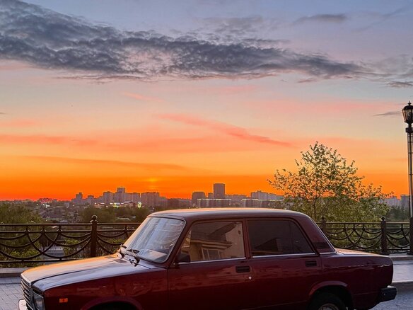 2012 Lada (ВАЗ) 2107, красный, 290000 рублей - вид 6