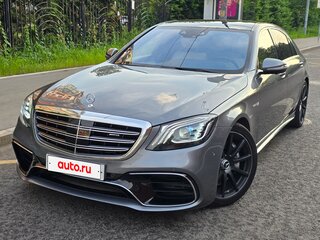 2017 Mercedes-Benz S-Класс AMG 63 AMG Long III (W222, C217) Рестайлинг, серый, 9400000 рублей, вид 1