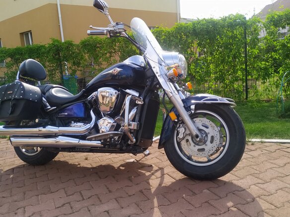 2005 Kawasaki VN2000 Vulcan, синий, 700000 рублей - вид 11
