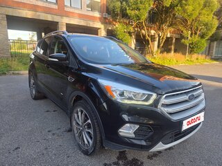 2017 Ford Kuga II Рестайлинг, чёрный, 1350000 рублей, вид 2