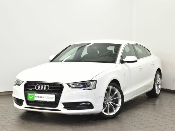 2013 Audi A5 I (8T) Рестайлинг, белый