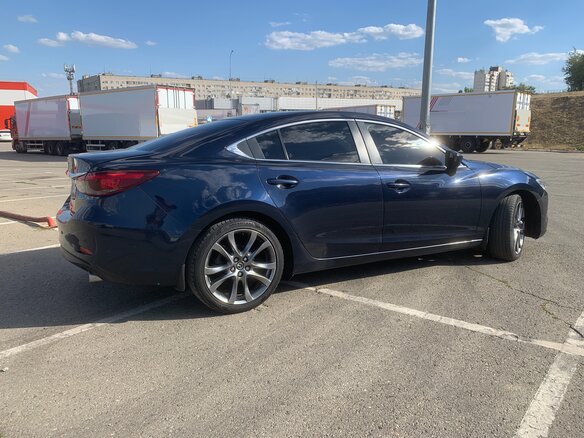 2015 Mazda 6 III (GJ) Рестайлинг, синий, 1630000 рублей - вид 5