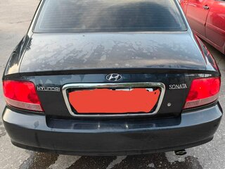 2006 Hyundai Sonata ТагАЗ IV (EF) Рестайлинг, чёрный, 650000 рублей, вид 2