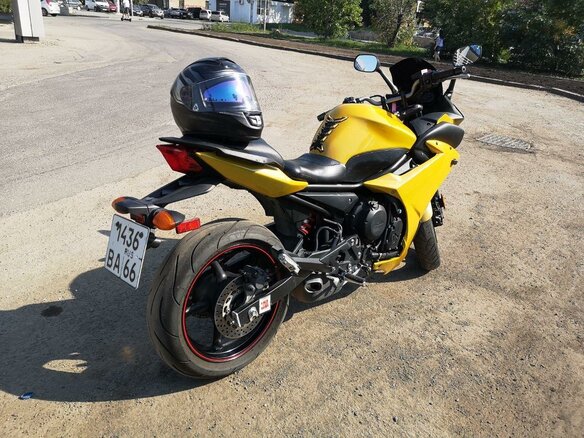2012 Yamaha XJ6 (FZ6R), жёлтый, 550000 рублей - вид 10