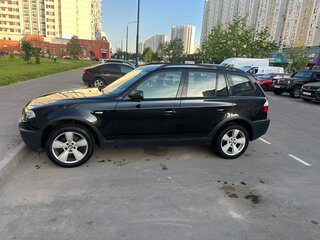 2005 BMW X3 25i I (E83), чёрный, 850000 рублей, вид 4