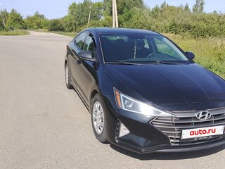 2019 Hyundai Elantra VI (AD), чёрный, 1300000 рублей, вид 2