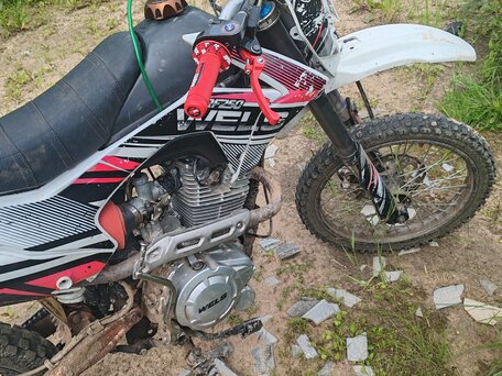 2023 Wels CRF 250, белый, 90000 рублей, вид 2