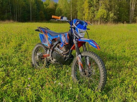 2022 Kayo T2 250 MX, синий, 90000 рублей, вид 4