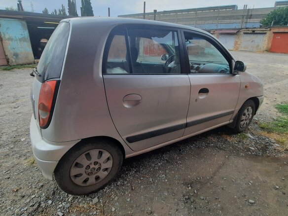 2002 Hyundai Atos, серебристый - вид 4
