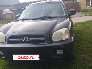 2008 Hyundai Santa Fe Classic Classic, чёрный, 700000 рублей, вид 1