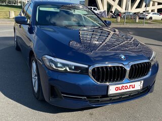 2021 BMW 5 серии 520d VII (G30/G31/G38) Рестайлинг, синий, 4195000 рублей, вид 2