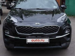 2020 Kia Sportage IV Рестайлинг, чёрный, 2340000 рублей, вид 4