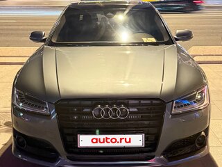 2014 Audi A8 Long III (D4) Рестайлинг, серый, 3550000 рублей, вид 4