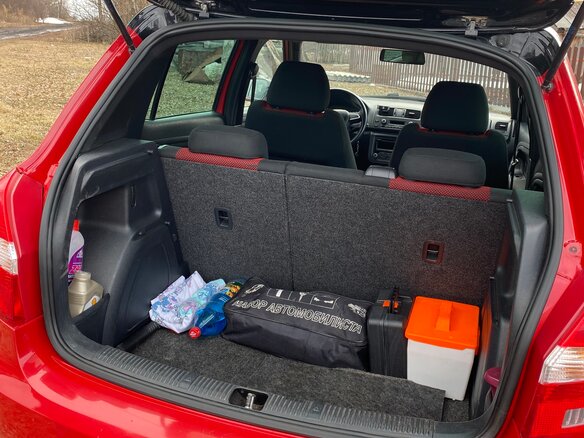 2013 Skoda Fabia II Рестайлинг, красный - вид 6