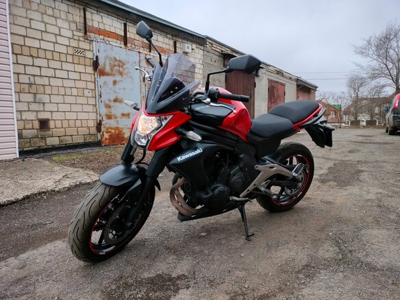 2013 Kawasaki ER-6N, красный, 510000 рублей - вид 13
