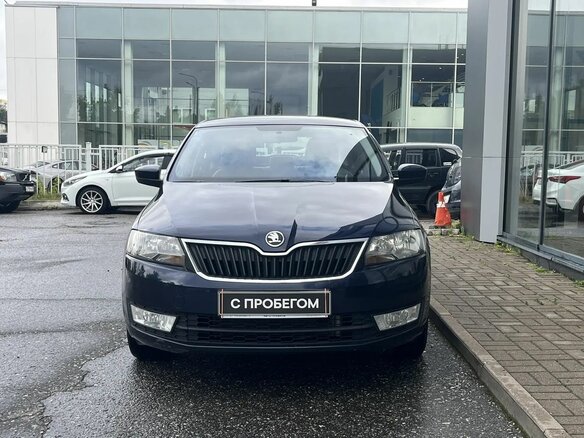 2015 Skoda Rapid I, синий - вид 1