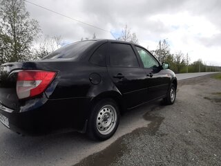 2013 Lada (ВАЗ) Granta I, чёрный, 353000 рублей, вид 5