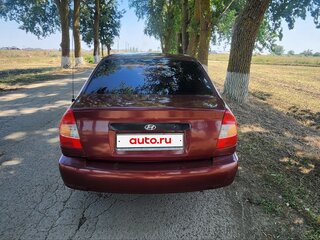 2008 Hyundai Accent ТагАЗ II, красный, 410000 рублей, вид 3