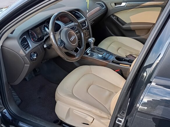 2014 Audi A4 IV (B8) Рестайлинг, чёрный, 1350000 рублей - вид 1
