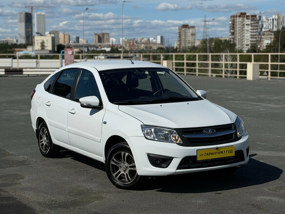 2015 Lada (ВАЗ) Granta I, белый - вид 2
