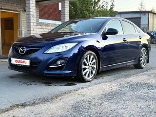 2012 Mazda 6 II (GH) Рестайлинг, синий, 950000 рублей, вид 1