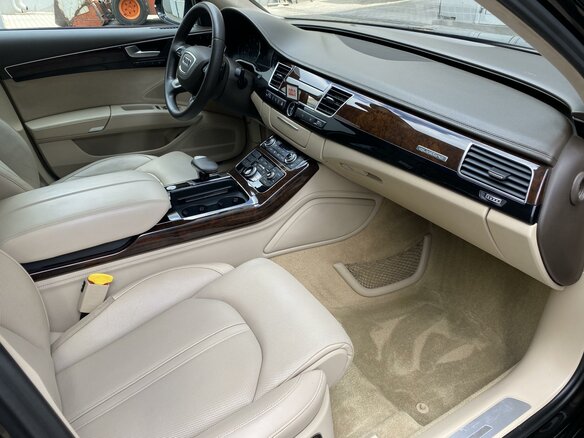2014 Audi A8 Long III (D4) Рестайлинг, чёрный - вид 20