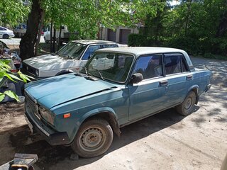 2004 Lada (ВАЗ) 2107, синий, 80000 рублей, вид 2