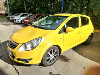 2008 Opel Corsa D, жёлтый, 450000 рублей, вид 1