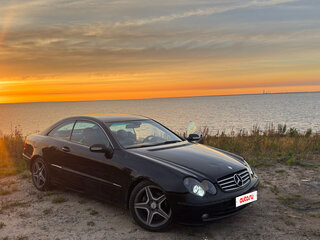 2004 Mercedes-Benz CLK-Класс 240 II (W209), чёрный, 650000 рублей, вид 3