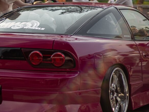 1992 Nissan 200SX S13, розовый - вид 7