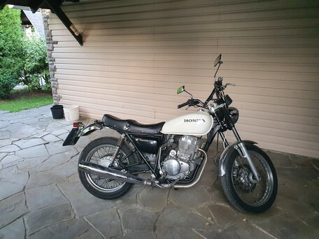 2005 Honda CB 400SS, белый, 330000 рублей, вид 1