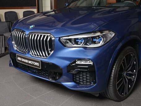 2019 BMW X5 30d IV (G05/G18), синий, 6300000 рублей, вид 4