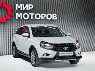 2019 Lada (ВАЗ) Vesta SW Cross I, белый, 970000 рублей, вид 3