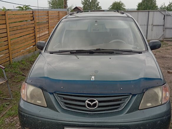1999 Mazda MPV II (LW), зелёный, 700000 рублей