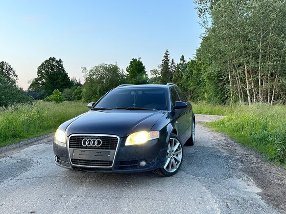 2005 Audi A4 16V III (B7), синий, 650000 рублей - вид 4