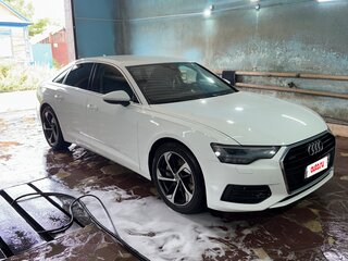 2019 Audi A6 45 TFSI V (C8), белый, 3390000 рублей, вид 4