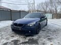 2007 BMW 5 серии 535i V (E60/E61) Рестайлинг, синий, 820000 рублей - вид 3