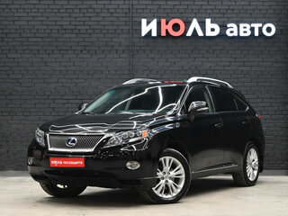 2010 Lexus RX 450h III, чёрный, 2600000 рублей, вид 1