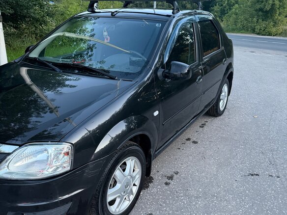 2010 Renault Logan I Рестайлинг, чёрный