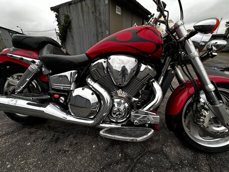2007 Honda VTX 1800, красный, 1000000 рублей, вид 3