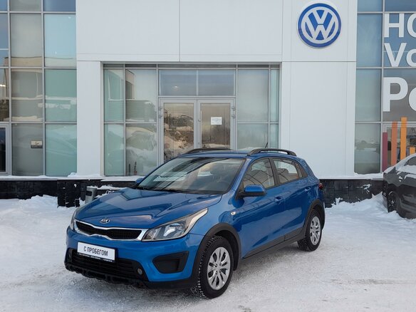 2018 Kia Rio X-Line IV, синий - вид 1