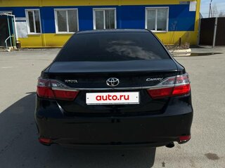 2014 Toyota Camry VII (XV50) Рестайлинг, чёрный, 1950000 рублей, вид 3